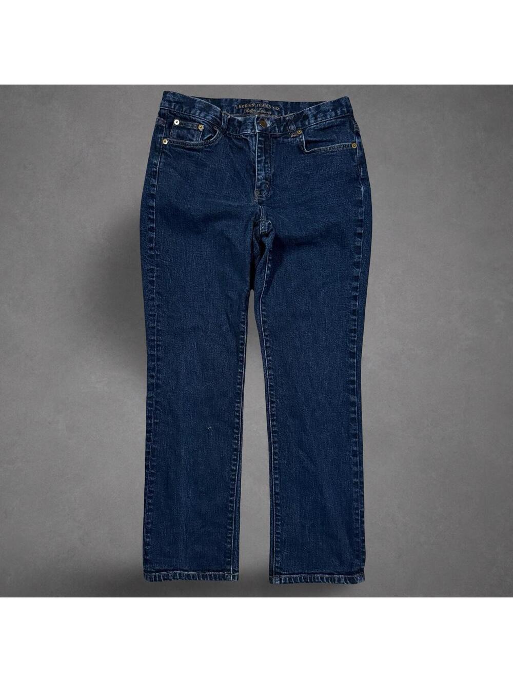 Ralph Lauren Jeans Co. Dark Wash Straight Leg Jeans 8P